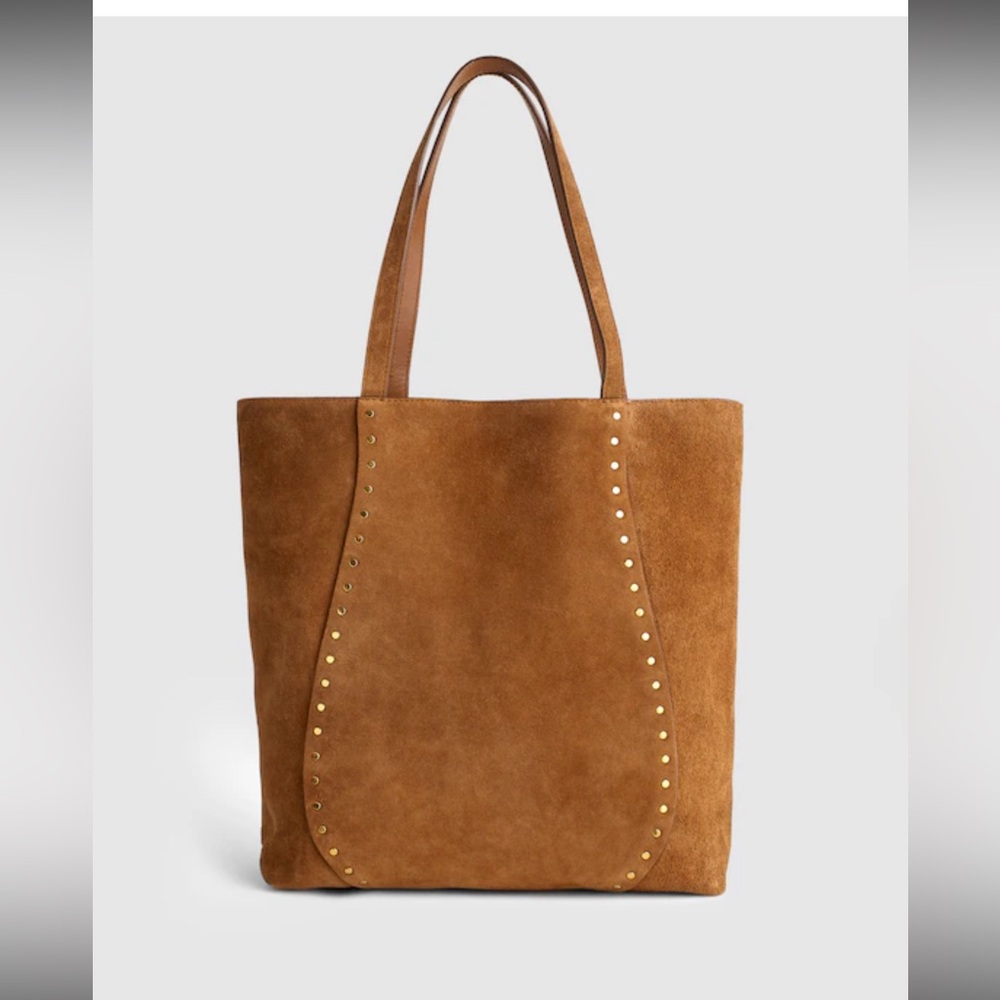 Studded Suede Tote Bag Madewell